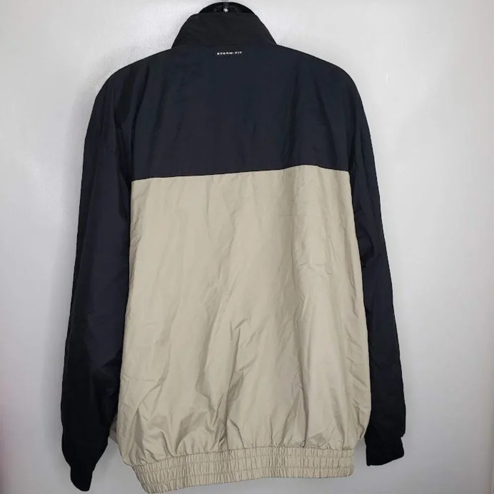 Nike Golf Men's Jacket XXL Brown Black Storm Fit Full Zip - Picture 6 of 12